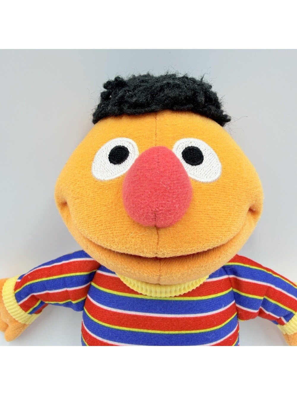 Sesame Street Ernie Plush Stuffed Animal Hasbro 2013 Striped Sweater 10.5" - Picture 2 of 7